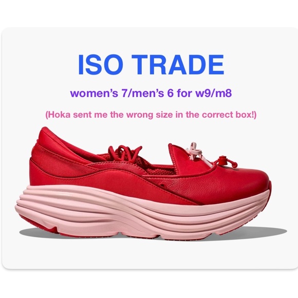Hoka Bondi Mary Jane’s size W7/M6 - Picture 1 of 2